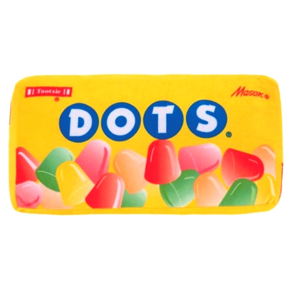 New DOTS CANDY PLUSH PILLOW STUFFED TOY MASON TOOTSIE ROLL CO. - Picture 1 of 5